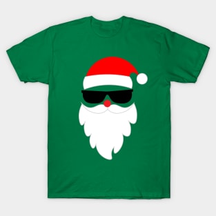 Minimalist Santa Claus, Funny Christmas Day, Christmas Party Costume T-Shirt